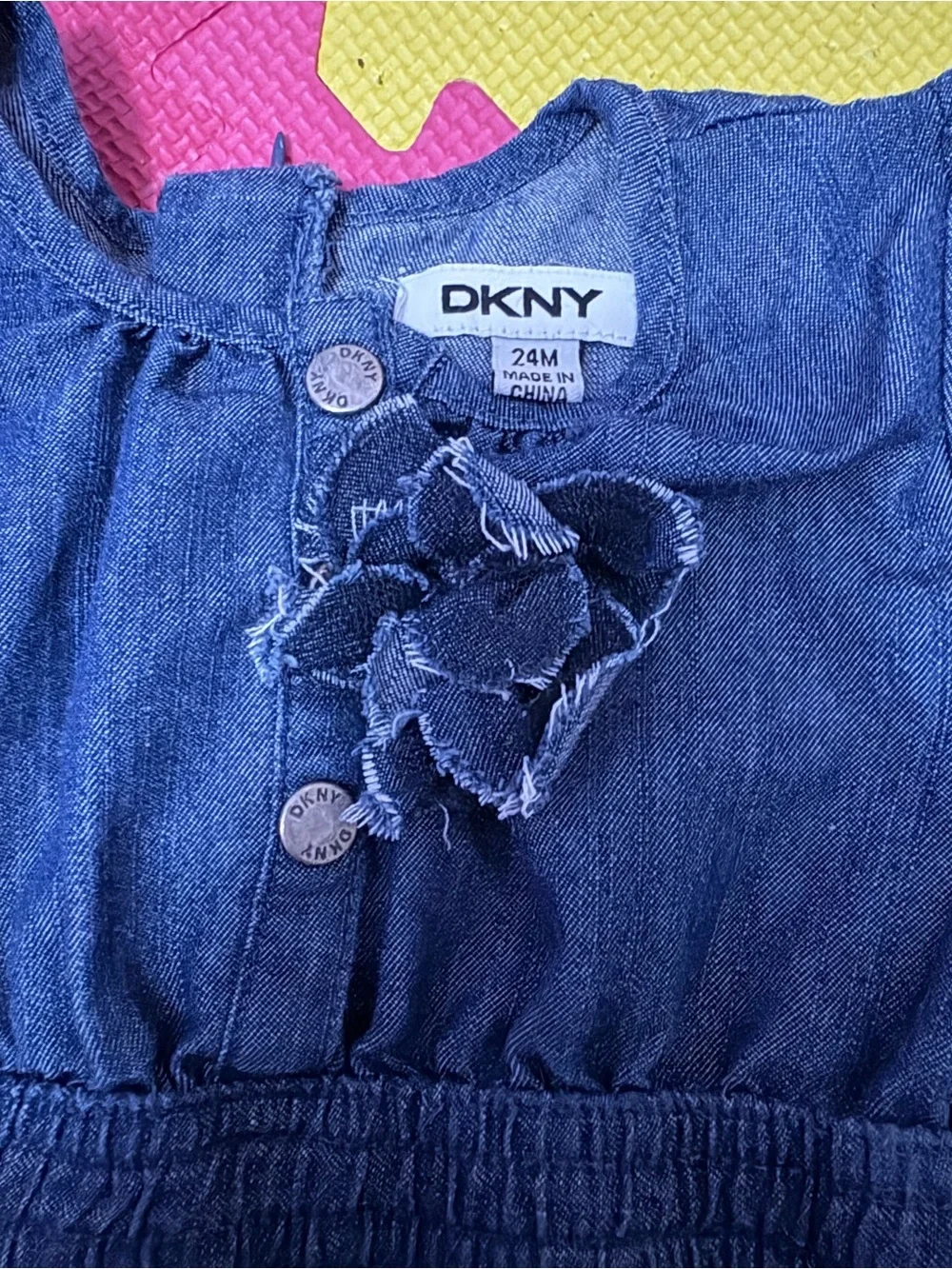 Toddler dkny Navy Short-Sleeve Dress